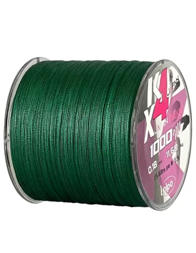 Kolpo Braid Braid Braid Green Coil desde 1000 metros